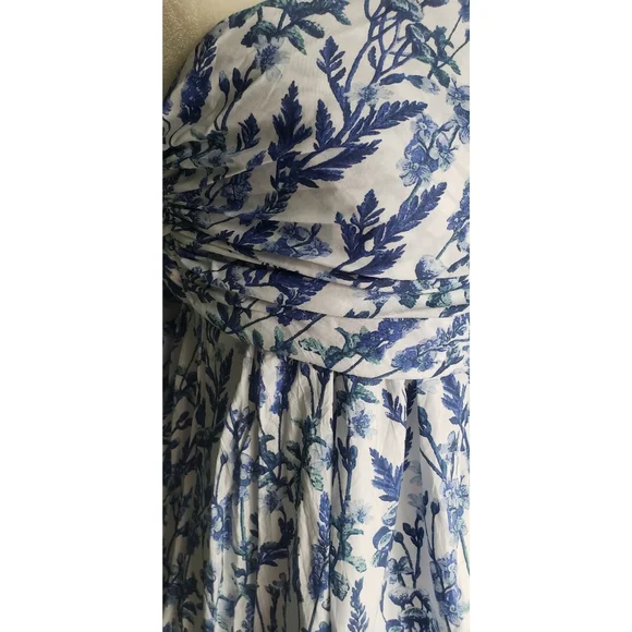 J.Crew Collection strapless bow-back maxi dress in meadow print - Picture 10 of 15